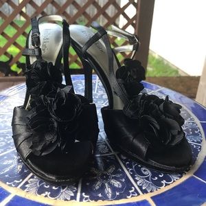 Kelly & Katie 8.5 size 4” adjustable strap heels